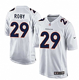 Nike Denver Broncos #29 Bradley Roby 2016 White Men's Game Event Jersey,baseball caps,new era cap wholesale,wholesale hats